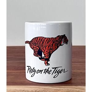 Vintage Rare, HTF, Exxon “Rely on the Tiger” Ceramic Advertisement Mug Cup 1980s